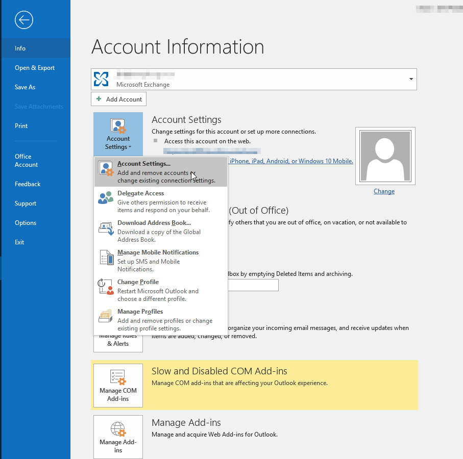 Outlook 365 настройка imap