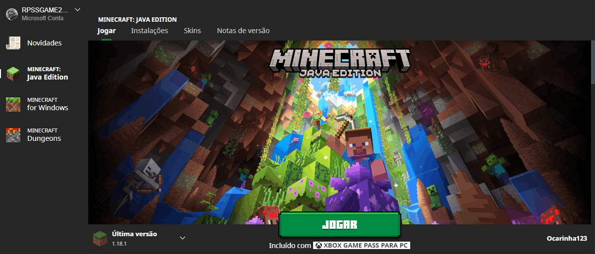 Chegando em 2 de novembro ao Xbox Game Pass para PC: Minecraft Java e  Bedrock - Xbox Wire em Português