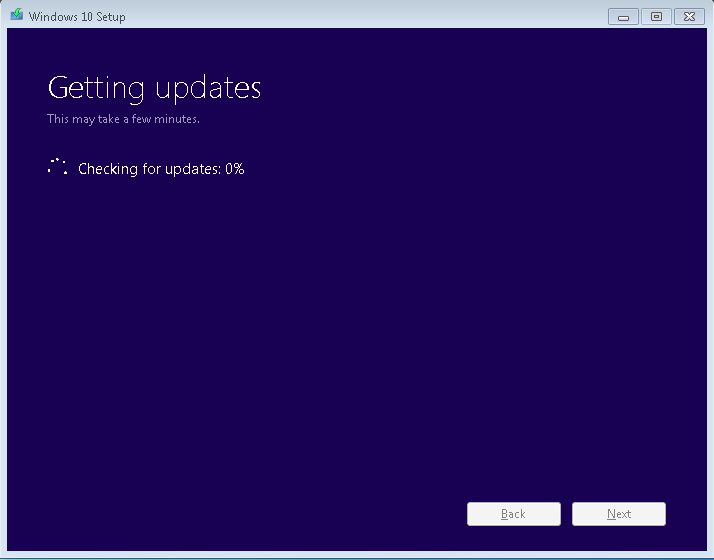 Windows 10 update keeps checking for updates