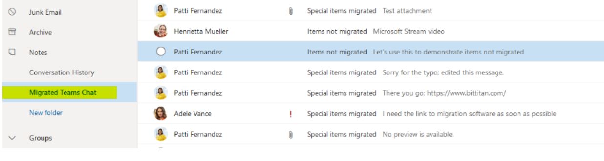 How to export Migrated Teams Chat items to MS Teams - Microsoft 