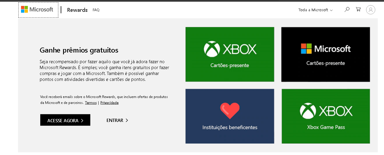 Olá Microsoft Rewards, quando que volta a opção de 200 robux no gift -  Microsoft Community