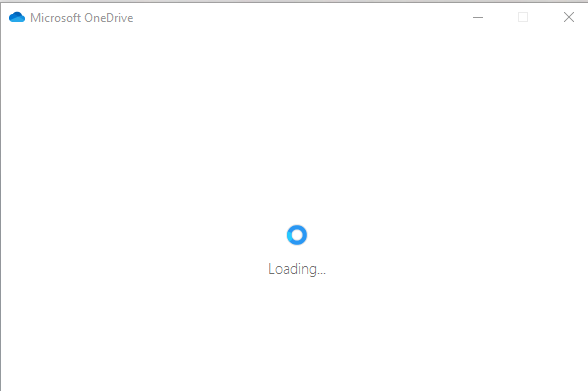 OneDrive Account stuck at "signing in" - Microsoft Community