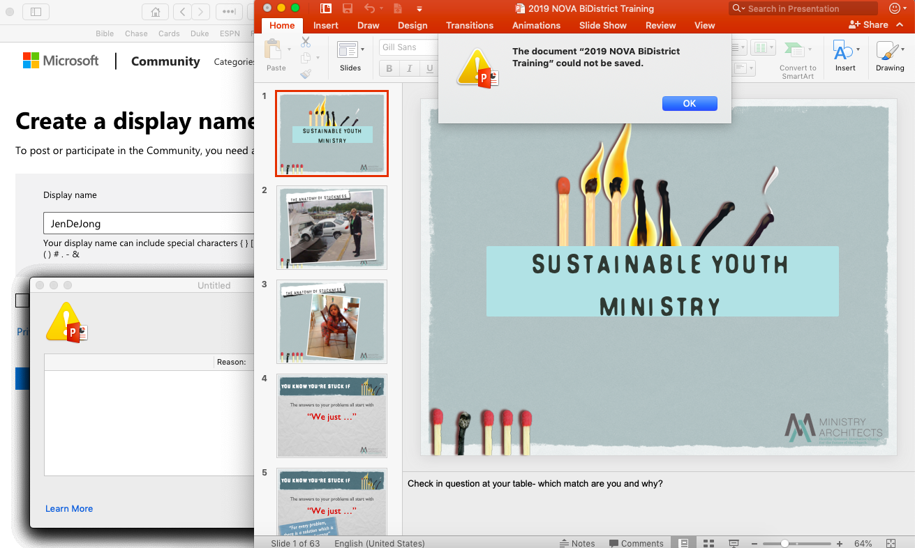 Powerpoint Not Saving On Mac Mojave - Microsoft Community