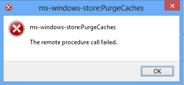 Ms windows store purgecaches приложение не запустилось