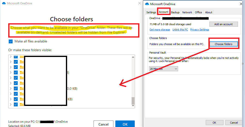 How do i delete files from computer but not my onedrive microsoft 