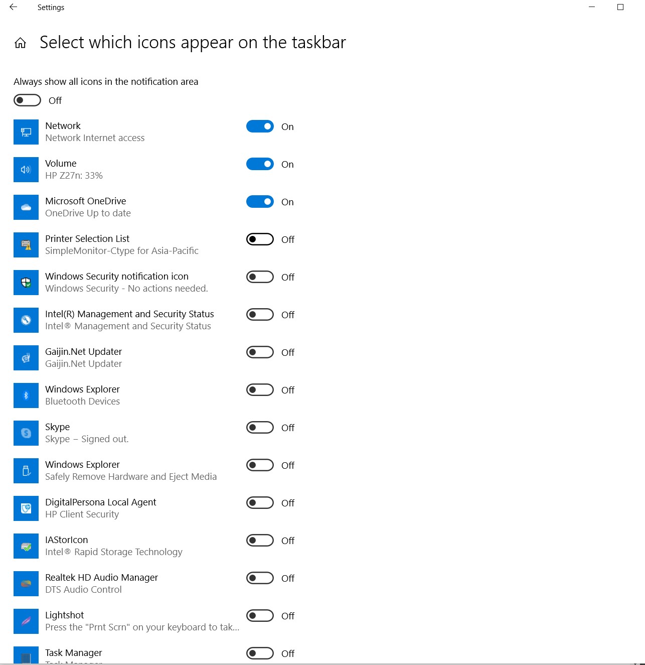 All Icons In Notification Area Disappeared In Windows 10 Microsoft Community