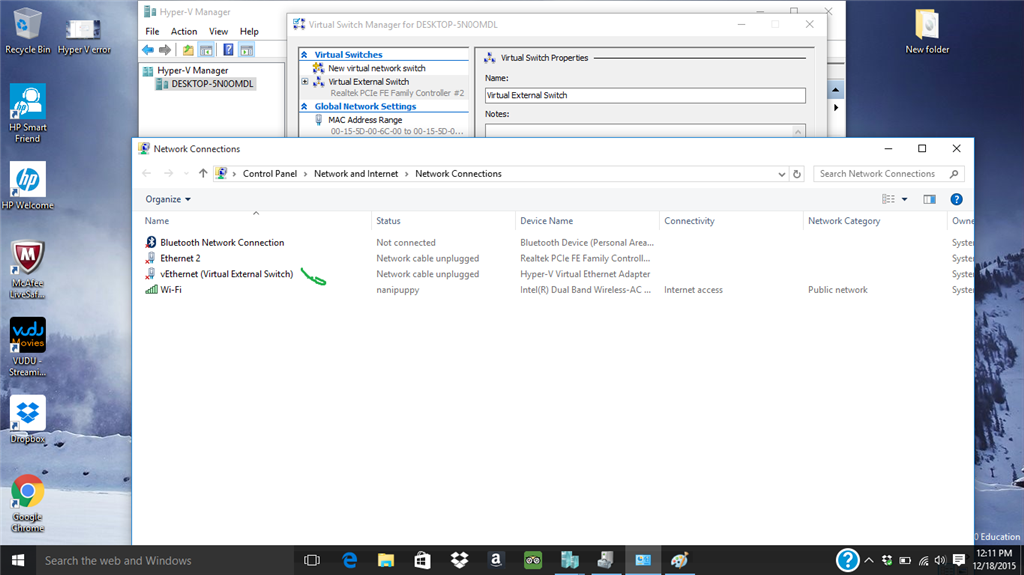 switch virtual unplugged hyper cable network v Up Setting on External V Windows Education , Hyper 10