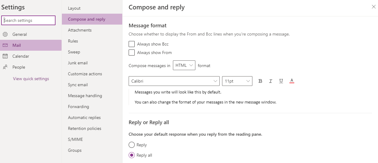 outlook-owa-web-text-font-and-size-changes-to-segoe-ui-pt