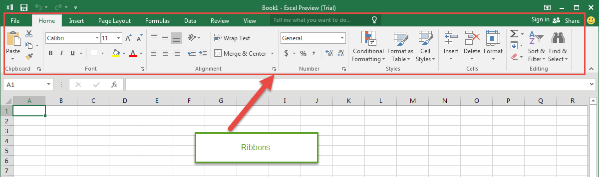 Excel Ribbon Expanded How To Make It Default View Microsoft Community