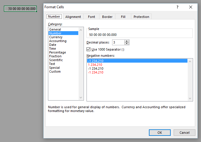 MS Excel incorrectly does 1000 separation - Microsoft Community