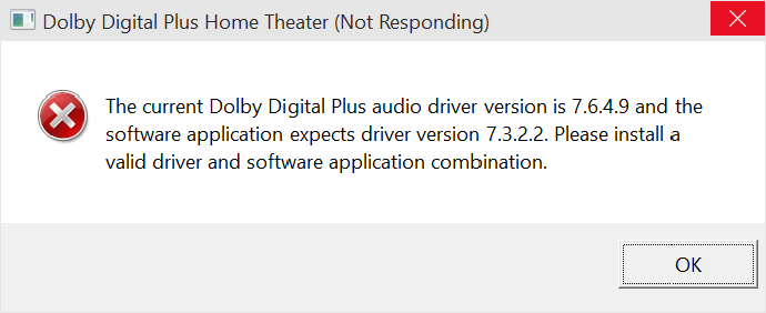 pilote audio dolby digital plus 7.5.1.1