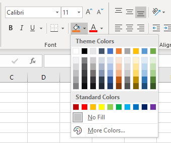 Excel: shortcut for applying fill color directly - Microsoft Community