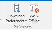 why does my microsoft outlook shows offline