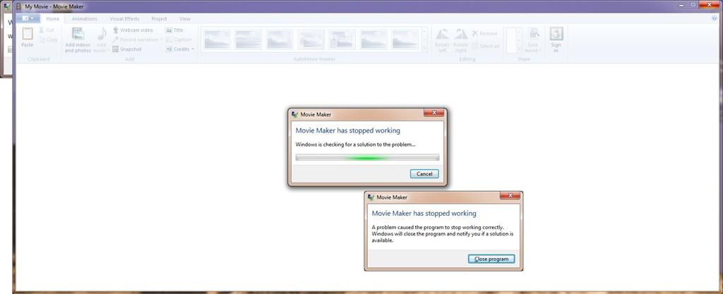 Windows Live Application No Longer Open Crash On Program