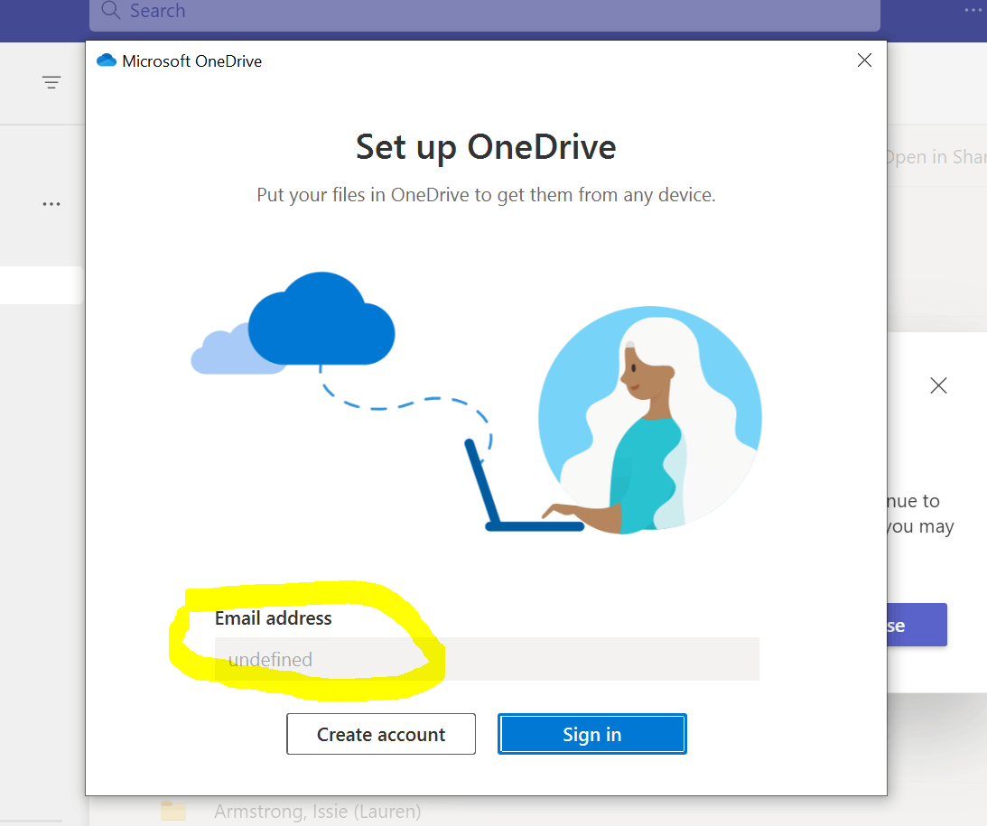 cant-sync-teams-folders-or-sharepoint-to-one-drive-undefined