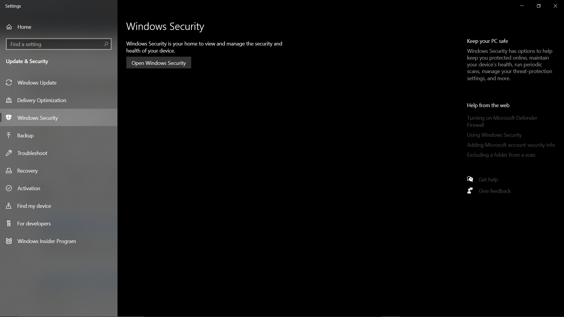 Windows Defender Not Working? - Microsoft Community