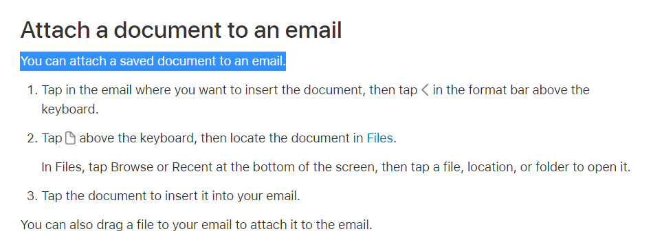 How to attach photos or files to emails on iPhone