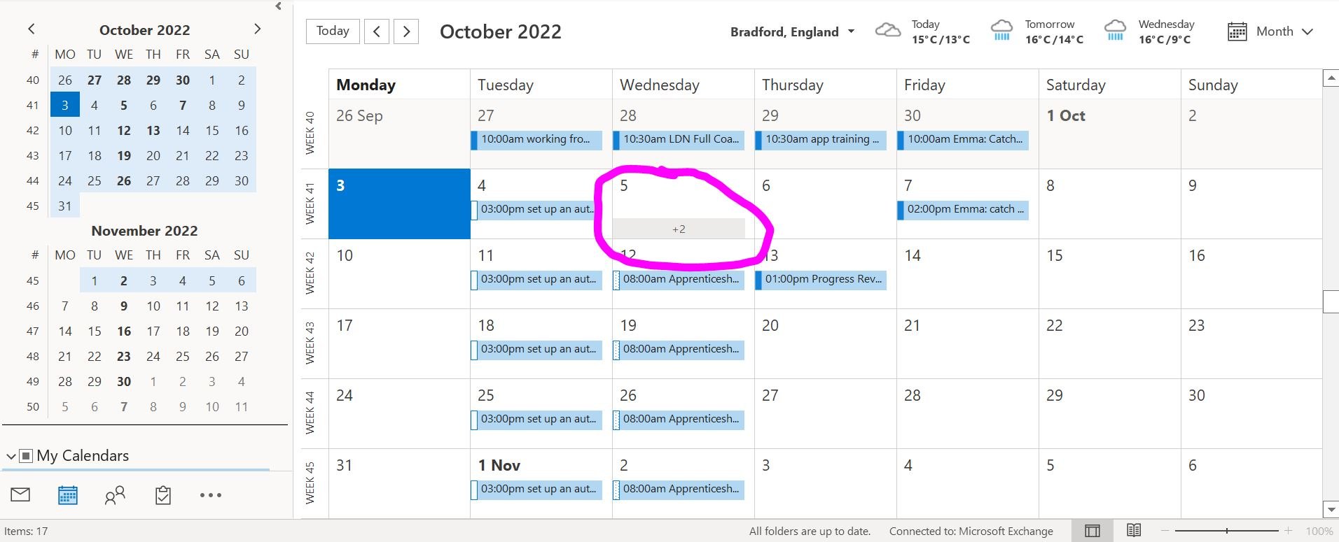 Outlook Calendar not showing all appointments? Microsoft Community