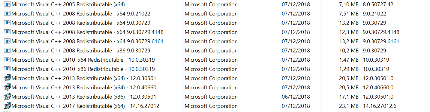 Microsoft Visual c 2005 Redistributable x64 ошибка. VC Redistributable.