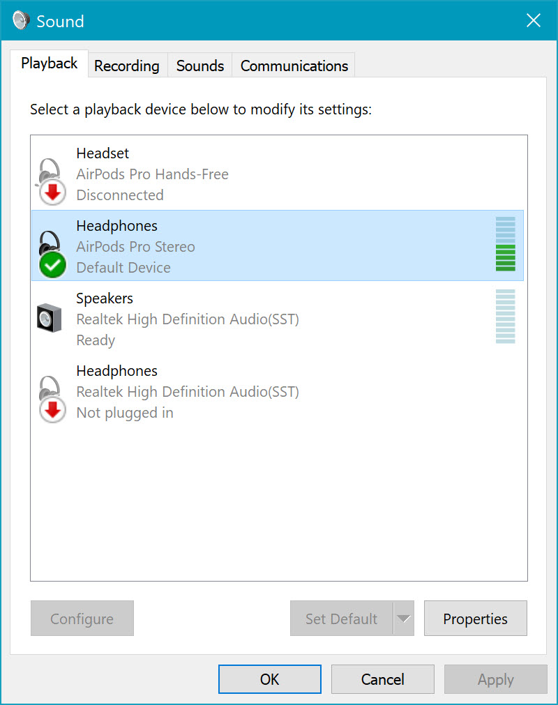 airpods with windows 10