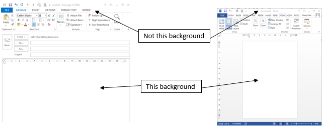 Changing Background - Microsoft Community