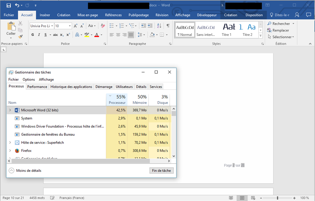 Office 365 Word High CPU Usage All The Time Microsoft Community