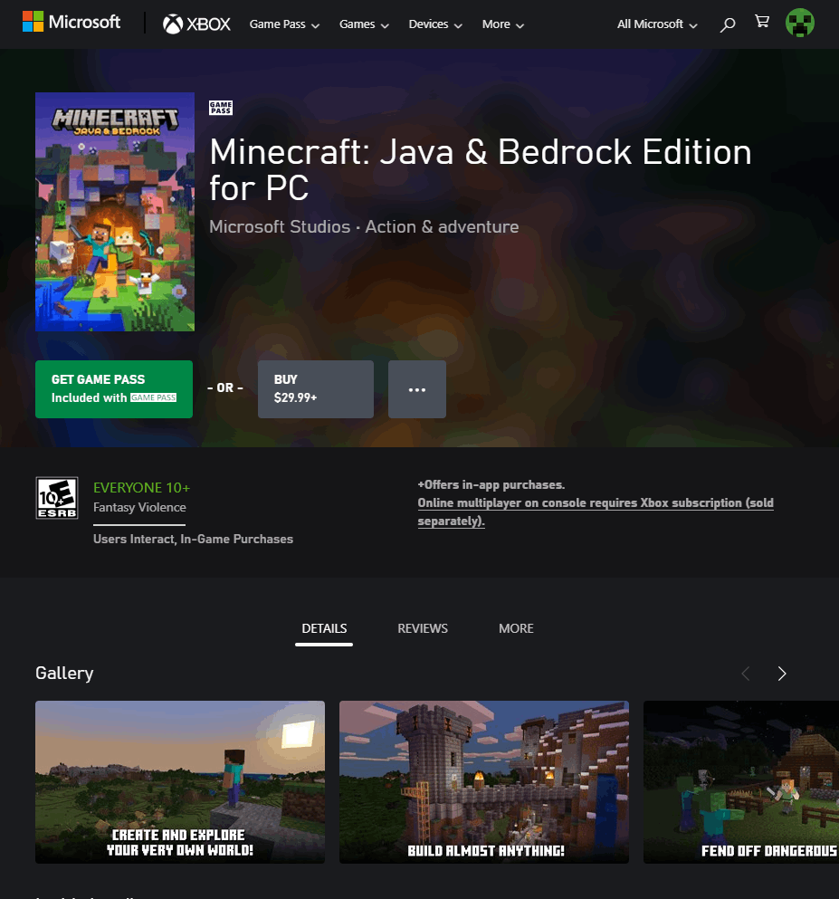 Minecraft Xbox Game Pass PC release date, Bedrock & Java coming soon