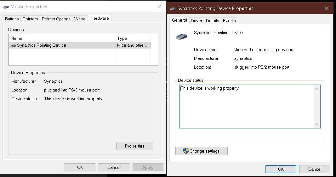 Synaptics pointing device driver как установить