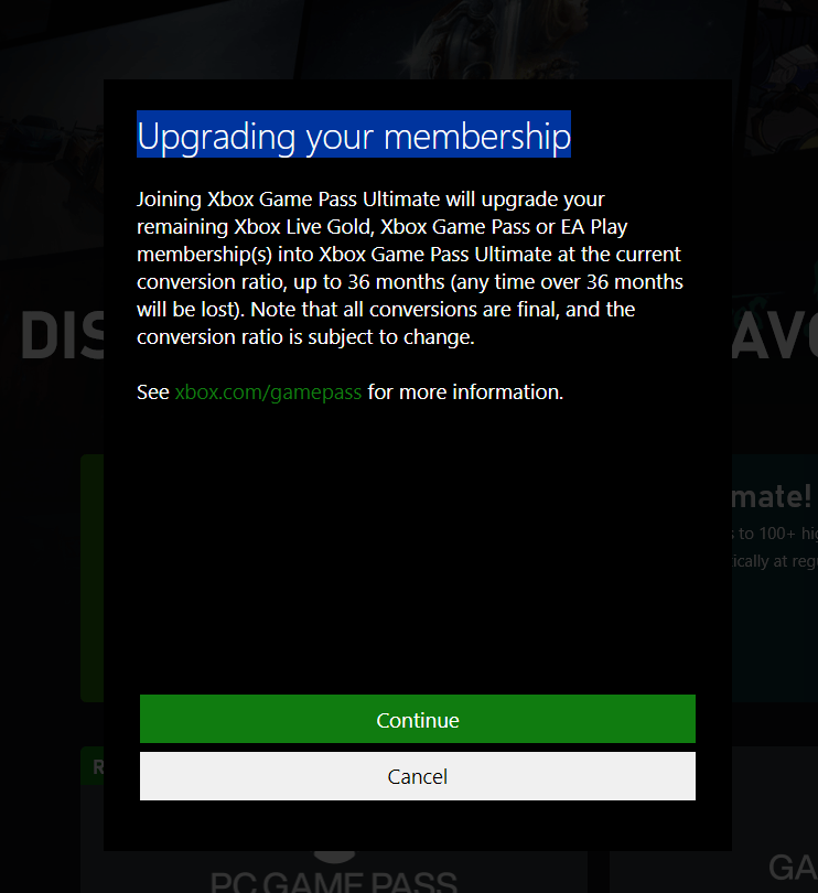 Xbox game best sale pass 36 months