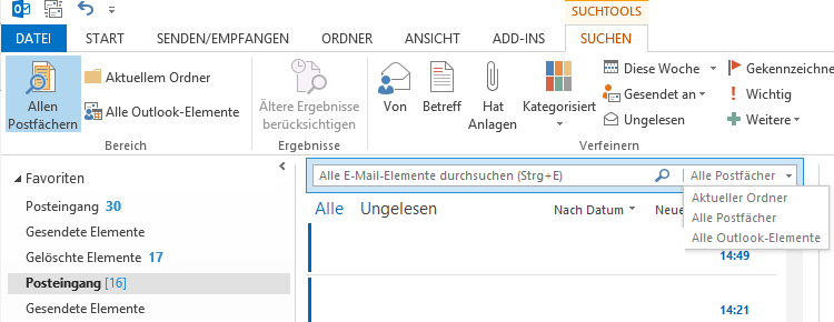 Outlook 2013 - Search in Subfolder in Shared Mailbox - Microsoft Community