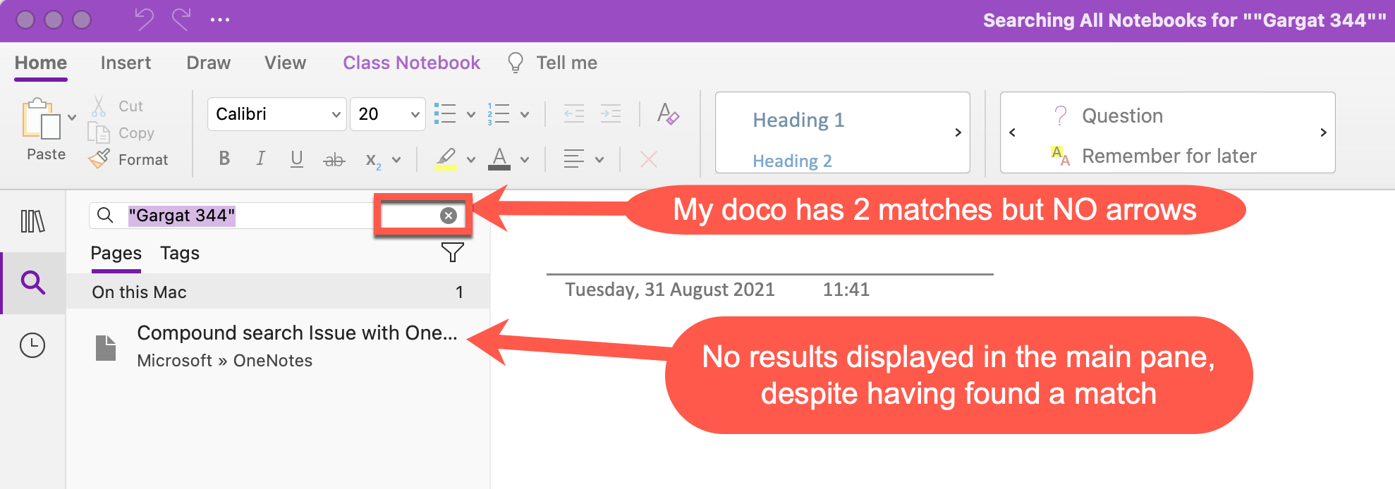 OneNote UWP Search - Button to go to next instance of search term inside  the page? : r/OneNote
