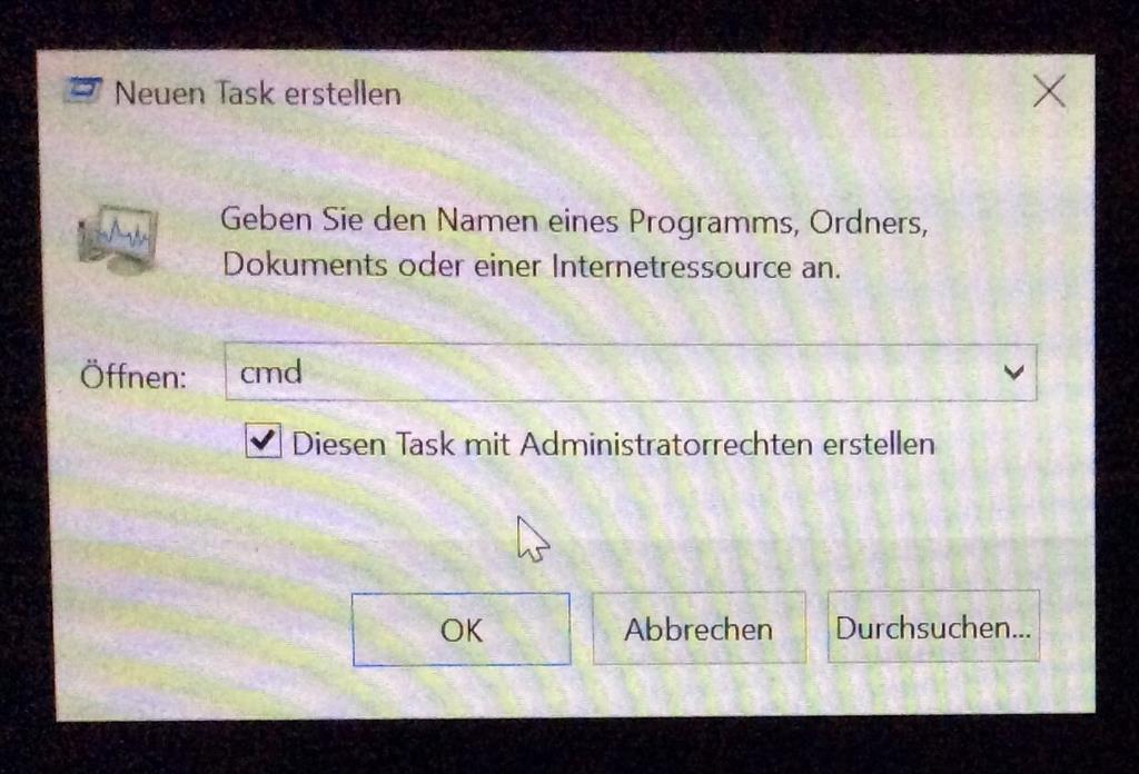 Auch keine Verbindung mit MS-Konto über den MS-PC