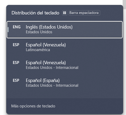 Como activar distribución exacta de teclado de portatil - Microsoft  Community