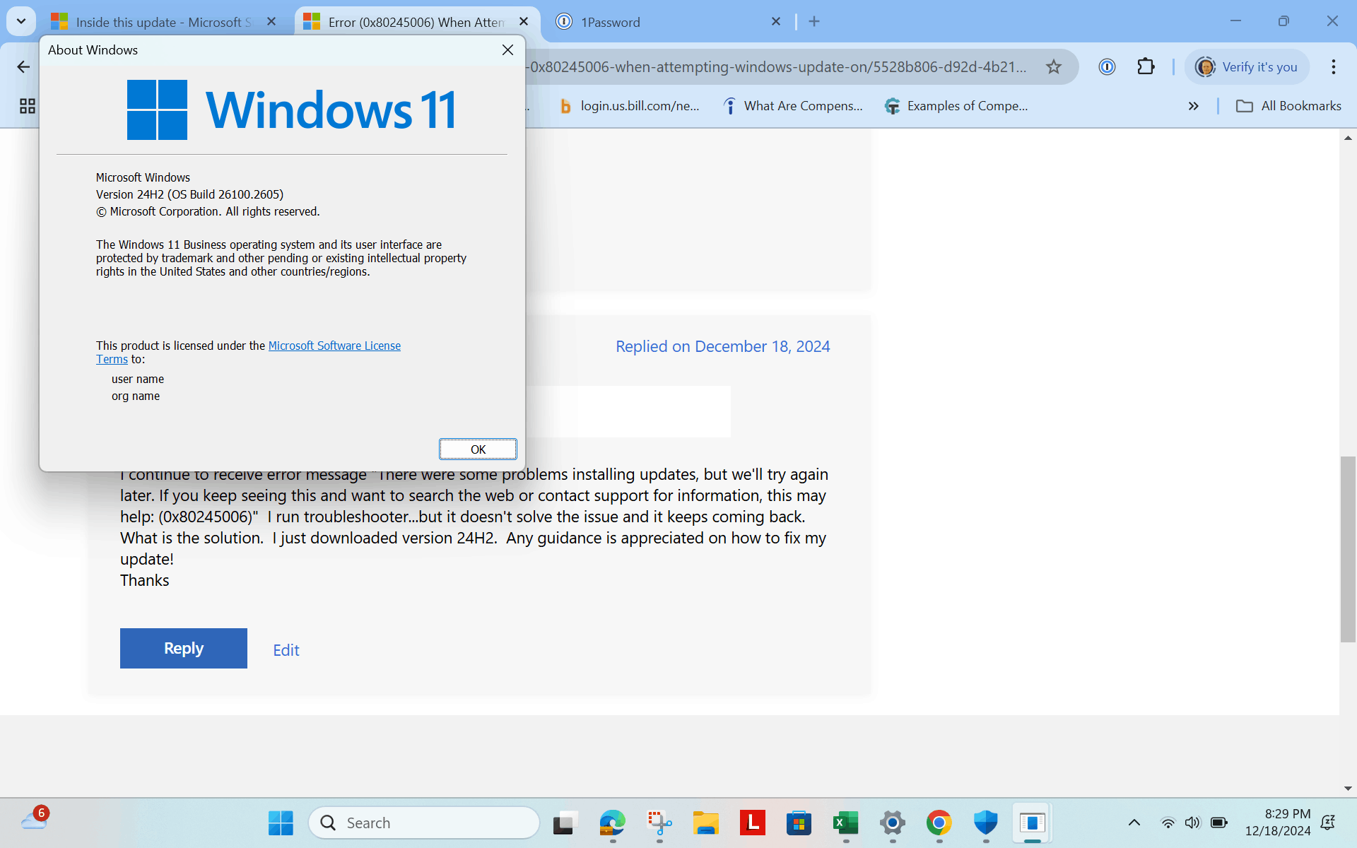 Error (0x80245006) When Attempting Windows Update on Windows 11 