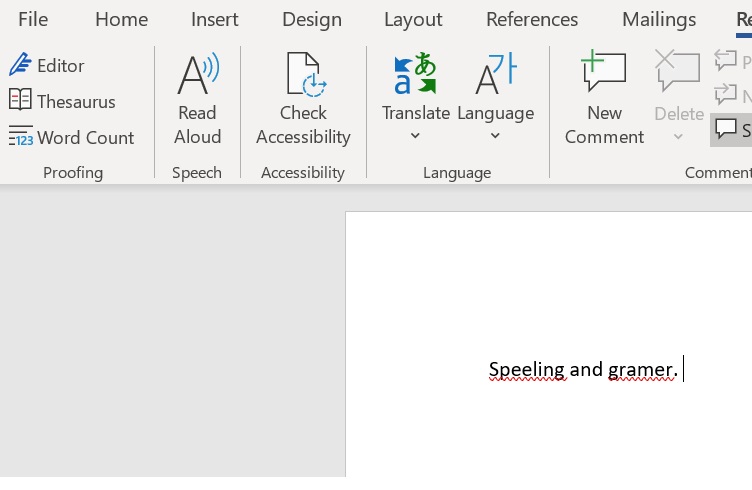 Check grammar, spelling, and more in Word - Microsoft Support