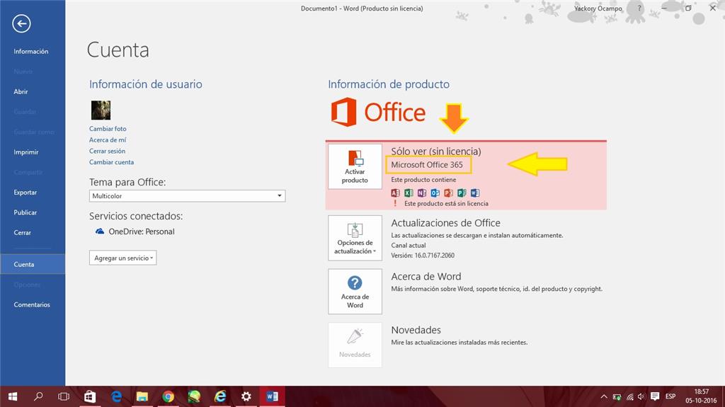 Office 365: Dudas para activar Office - Microsoft Community