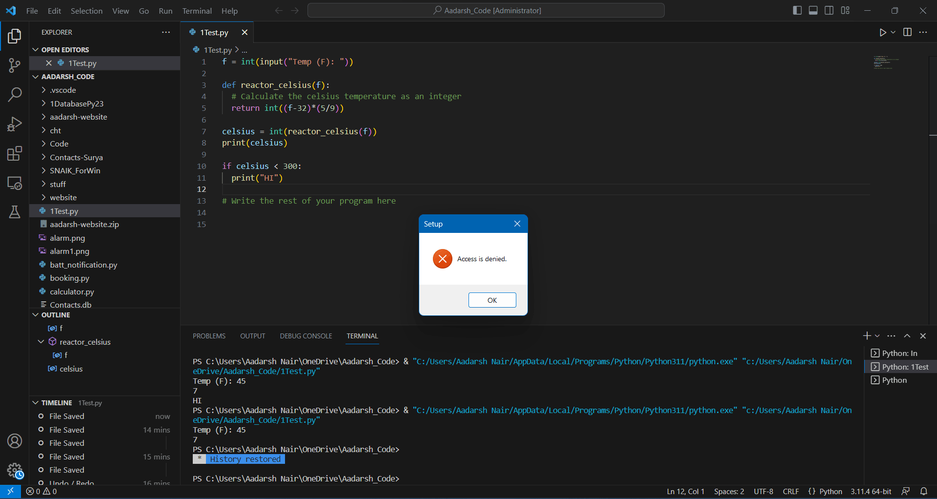 VS Code Update Error - Microsoft Community