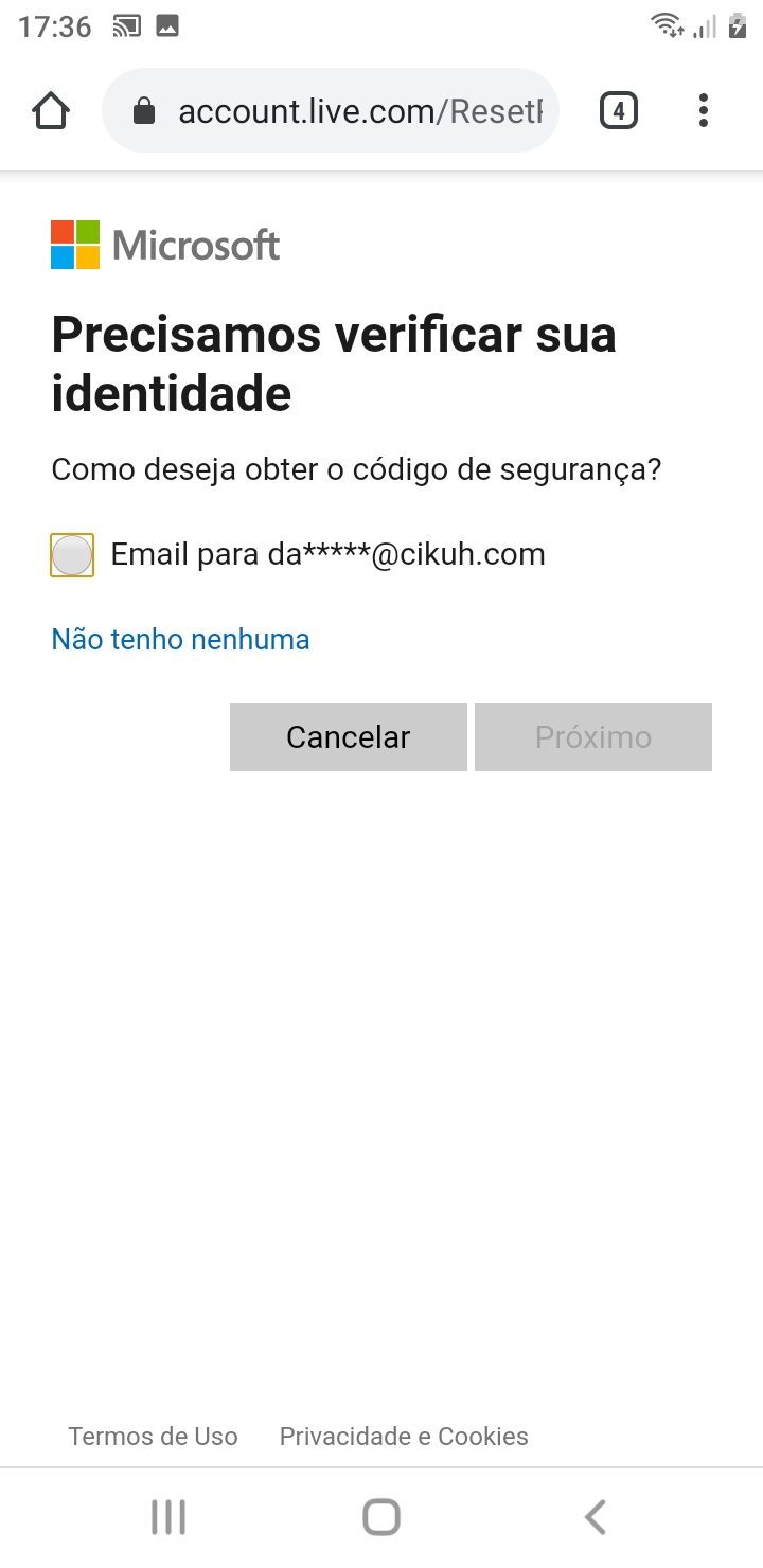 Como que minha conta foi hackeado hoje - Comunidade