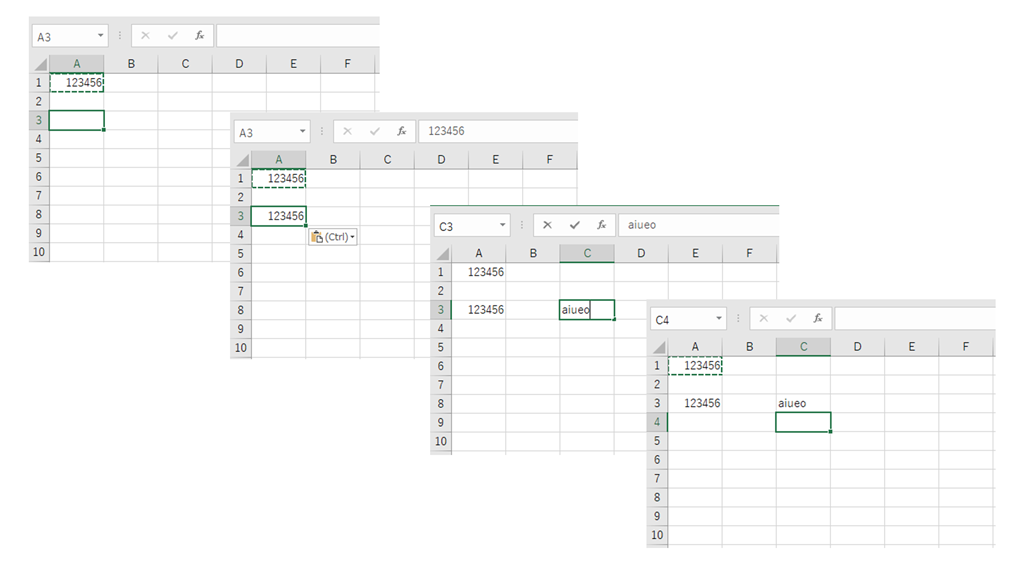 Excel 16 コピーした点線の選択枠が消えず 操作を続けていると固まる Microsoft コミュニティ