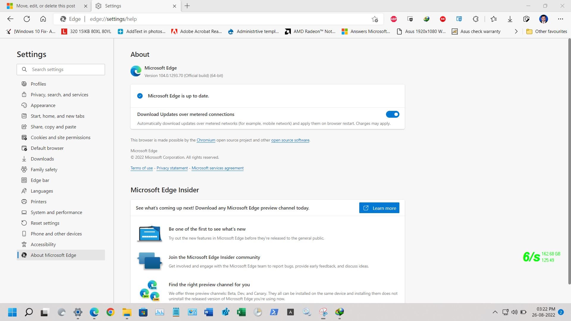 Microsoft Released Edge Chromium Based Browser Version 104.0.1293.70 ...