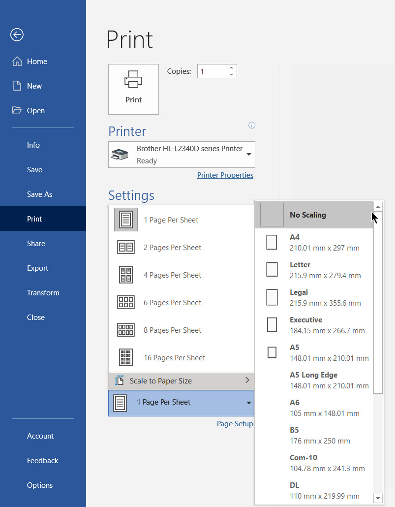 Word document prints with wrong top and bottom margins - Microsoft ...