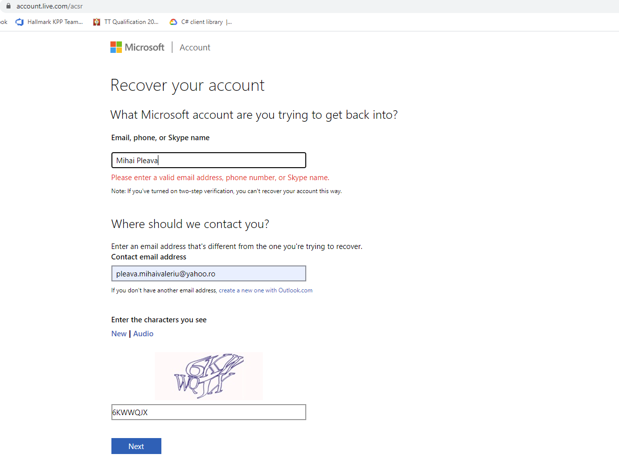 Can't find my skype account - Microsoft Community