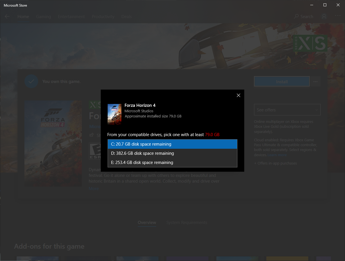 Fix Forza Horizon 4 Not Installing In Microsoft Store \ Can't Install Forza  Horizon 4