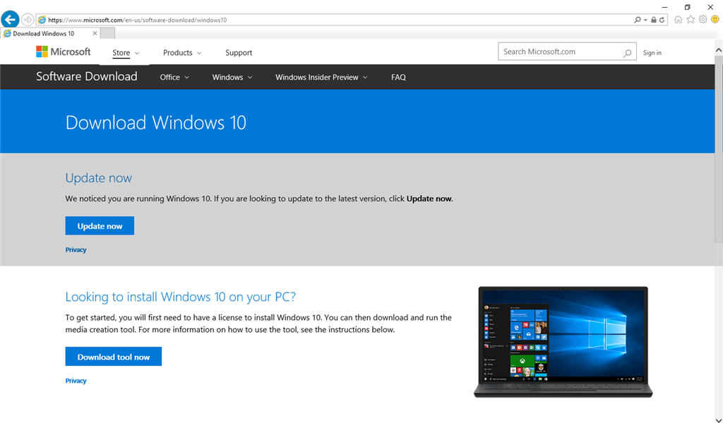 windows 10 1607 download