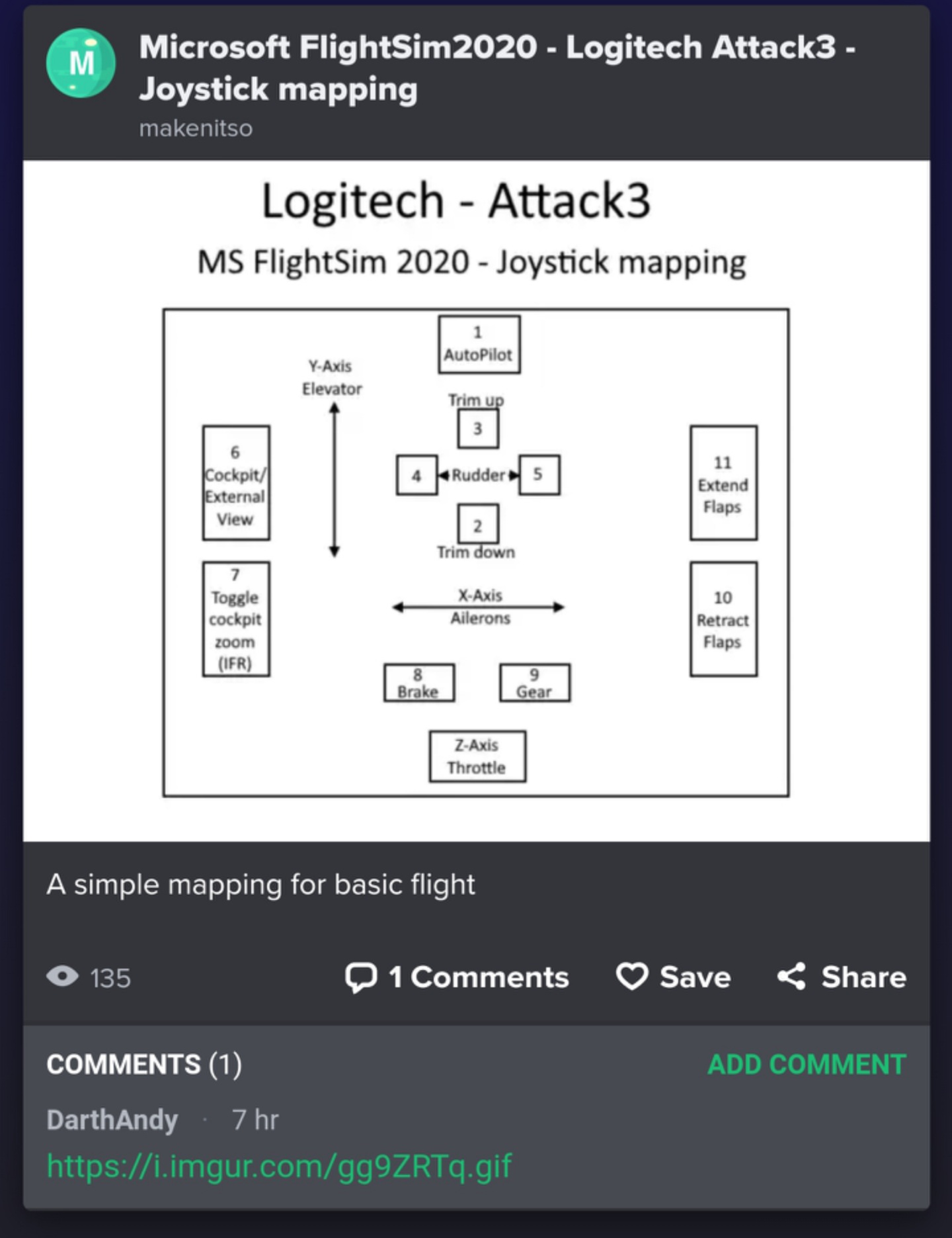 uregelmæssig Holde forene Logitech Attack 3 Joystick - Microsoft Community