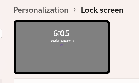 I cant change my lock screen wallpaper in windows 11 - Microsoft Community