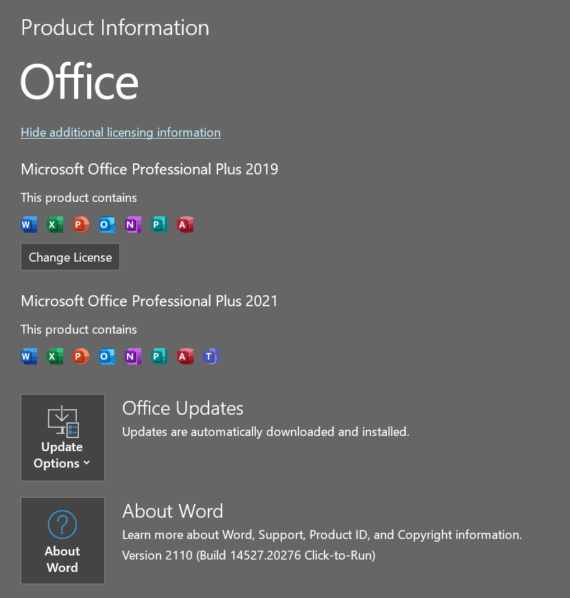 Office 2021, unable to install only seem to get office 2019 - Microsoft  Community
