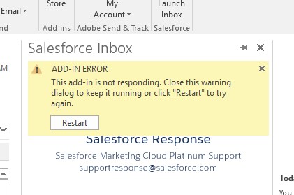 Outlook 2016 with Office 365 - Salesforce Inbox Add-in ...