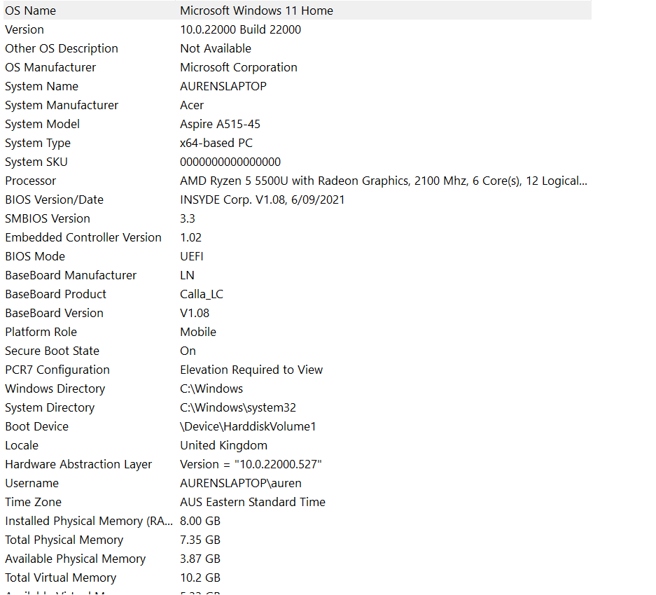 RAM usage never goes above 50% when playing games Laptop Windows 11 ...