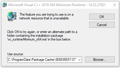 Microsoft Visual C++ 2019 X64 Minimum Runtime Error : Ask The System ...